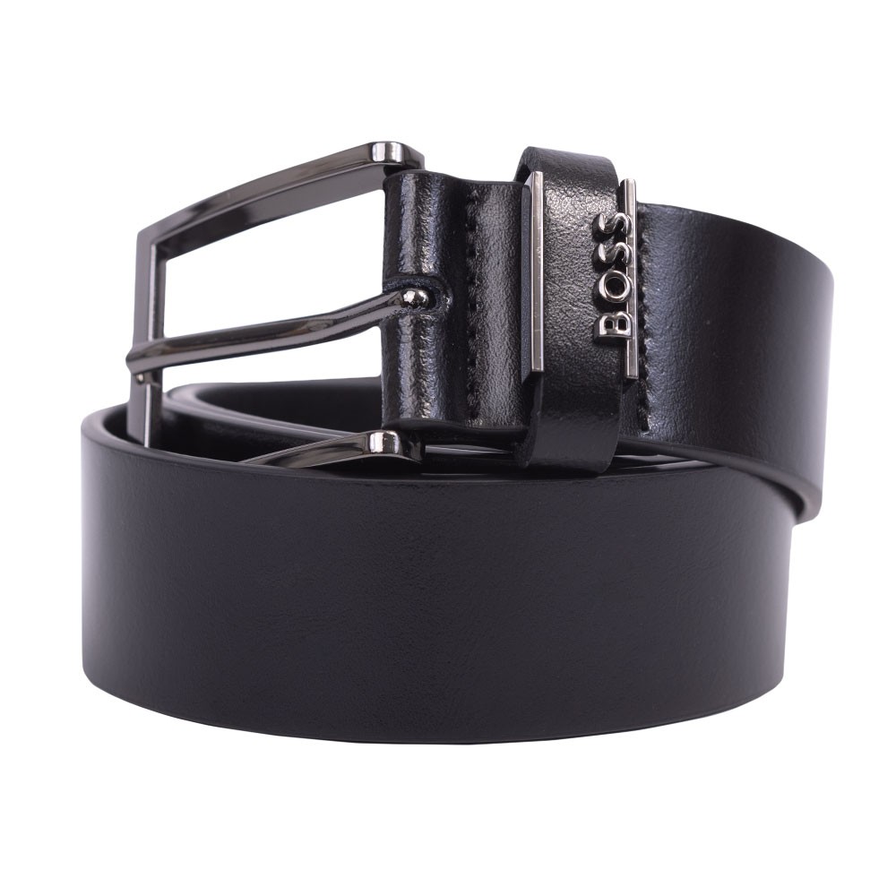 BOSS Cole Metal Logo Belt