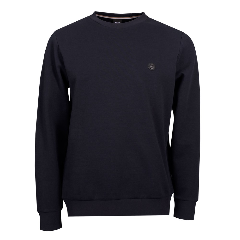 BOSS Formal C Sharpe Circle Logo Crew Sweatshirt