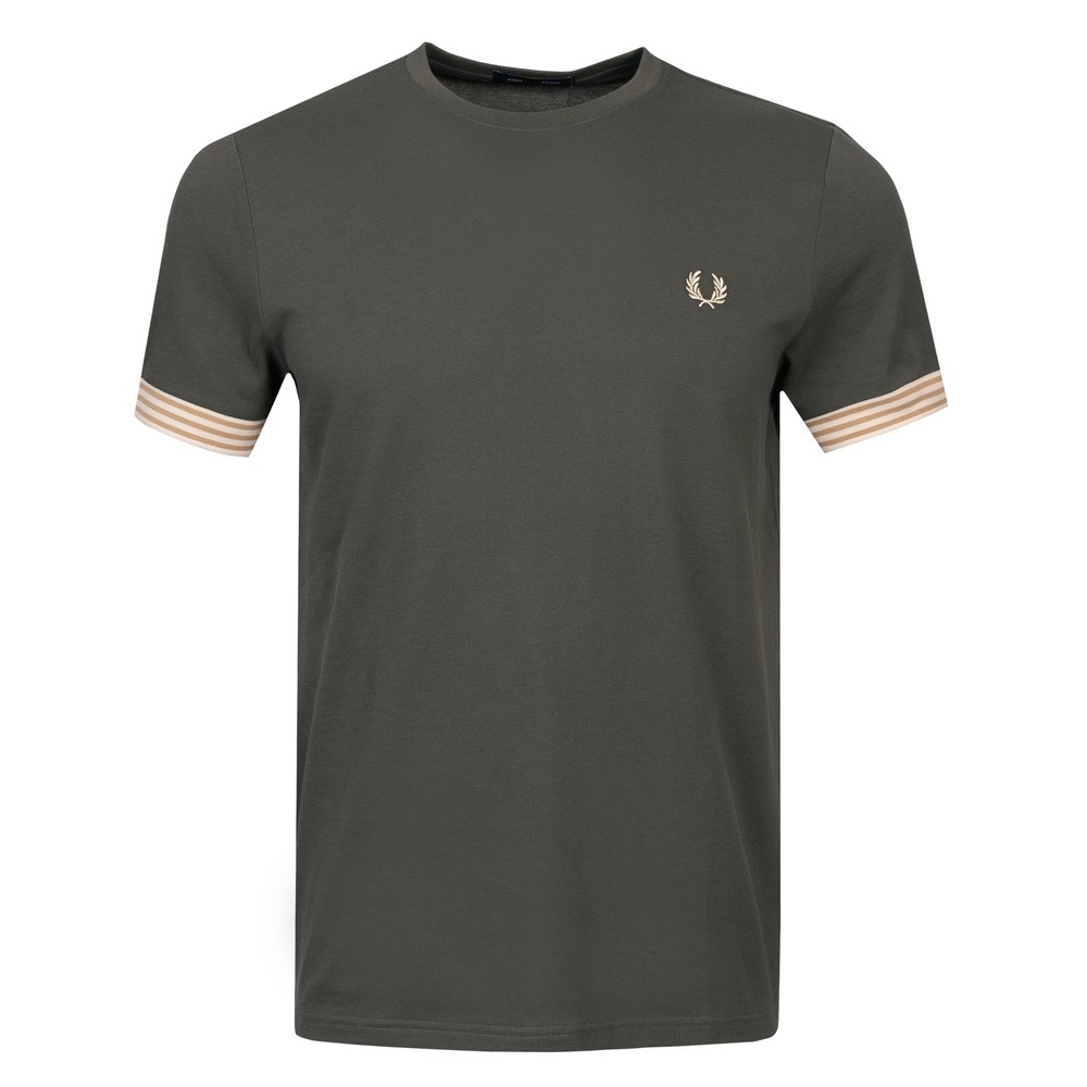 Fred Perry Striped Cuff T-Shirt