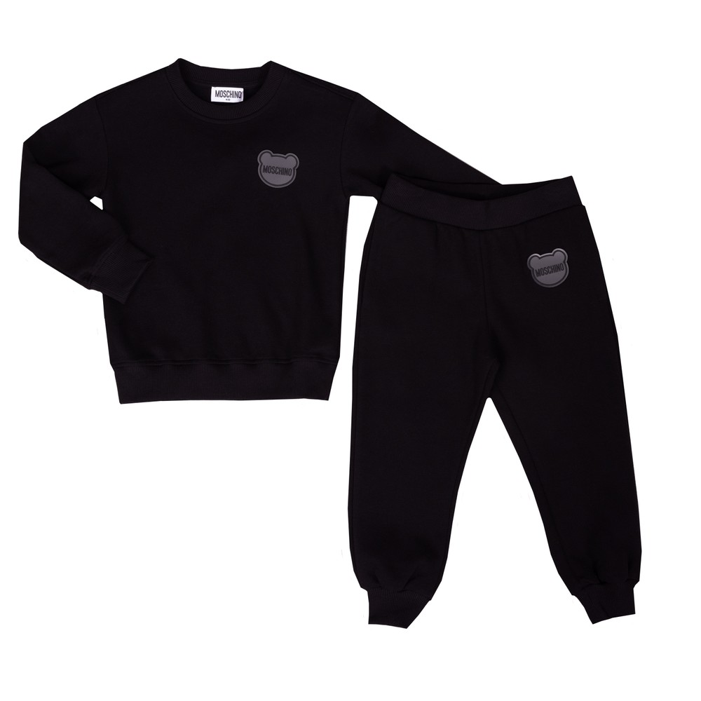 Moschino Textured Rubber Logo Tracksuit