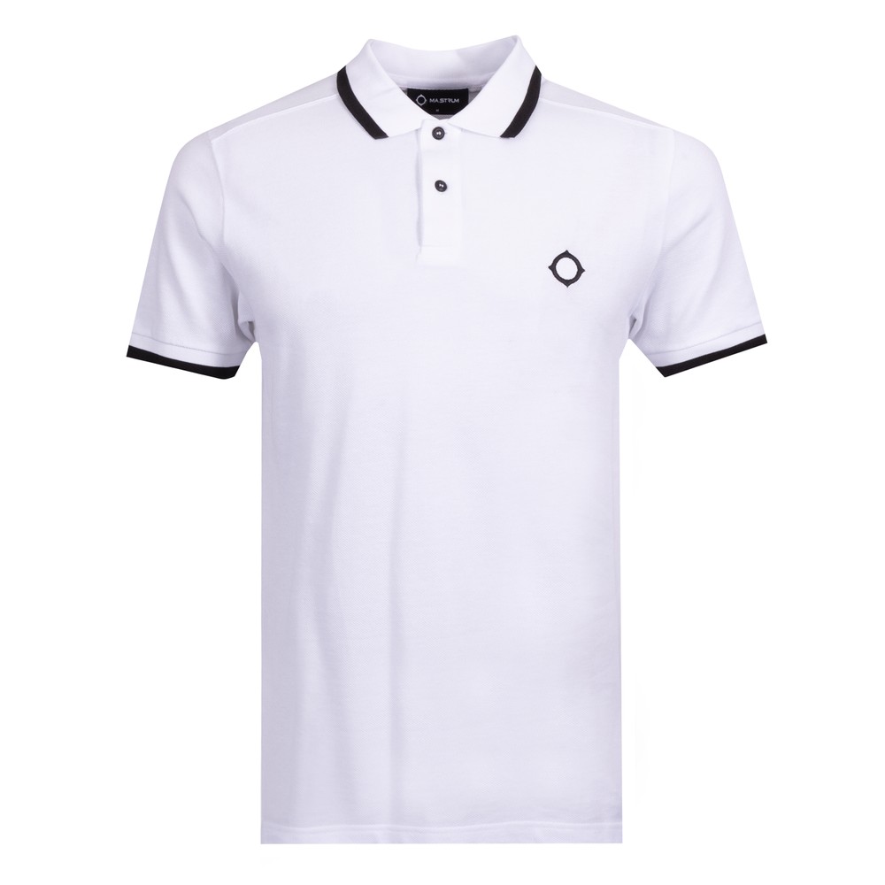 Ma.Strum Block Tipped Polo Shirt