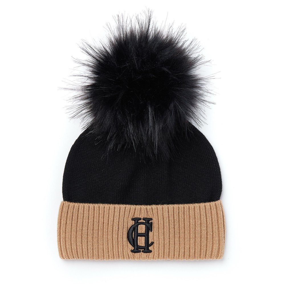 Holland Cooper Chelsea Merino Bobble Hat