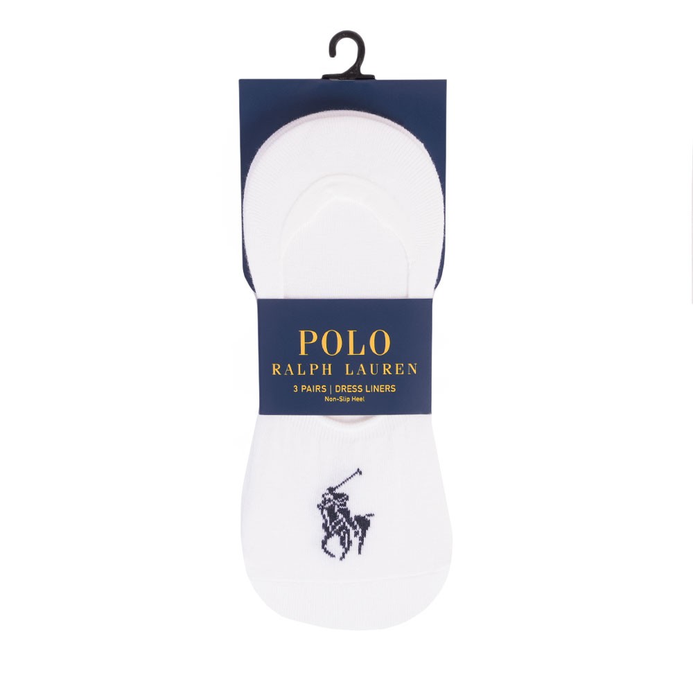 Polo Ralph Lauren Big Pony No Show 3 Pack Sock