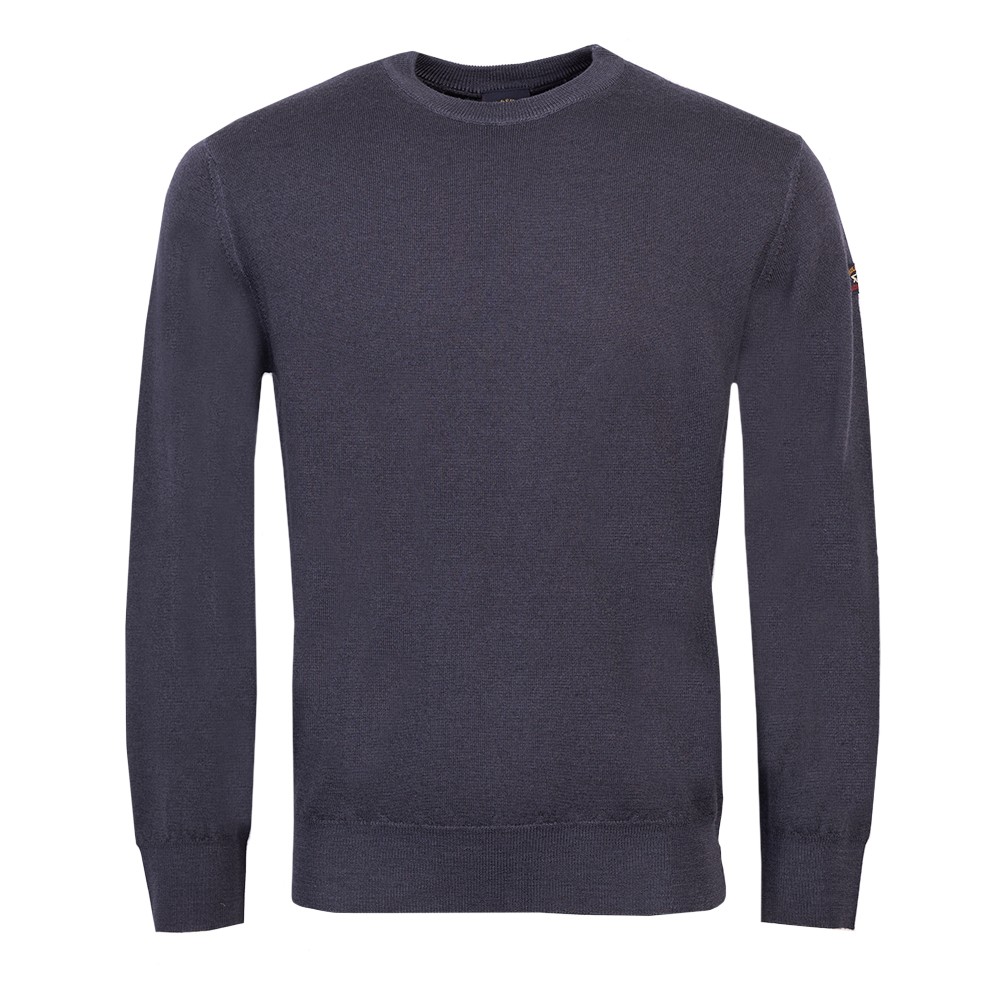 Paul & Shark Garment Dyed Extrafine Merino Crew neck Jumper