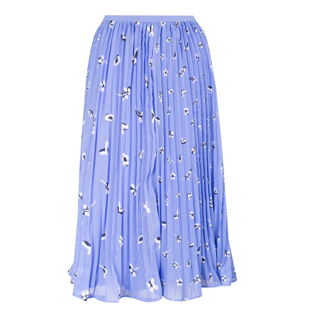 French Connection Bhelle Crepe Panel Midi Skirt