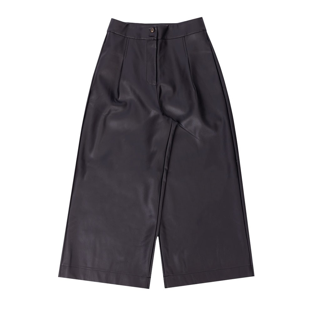 French Connection Crolenda PU Cropped Trouser