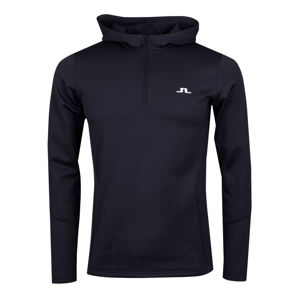 J.Lindeberg New Ariel Hooded Quarter Zip