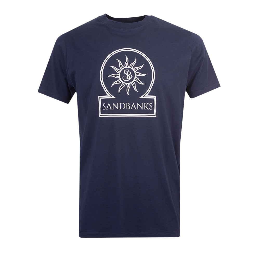 Sandbanks Oversized Logo Graphic T Shirt