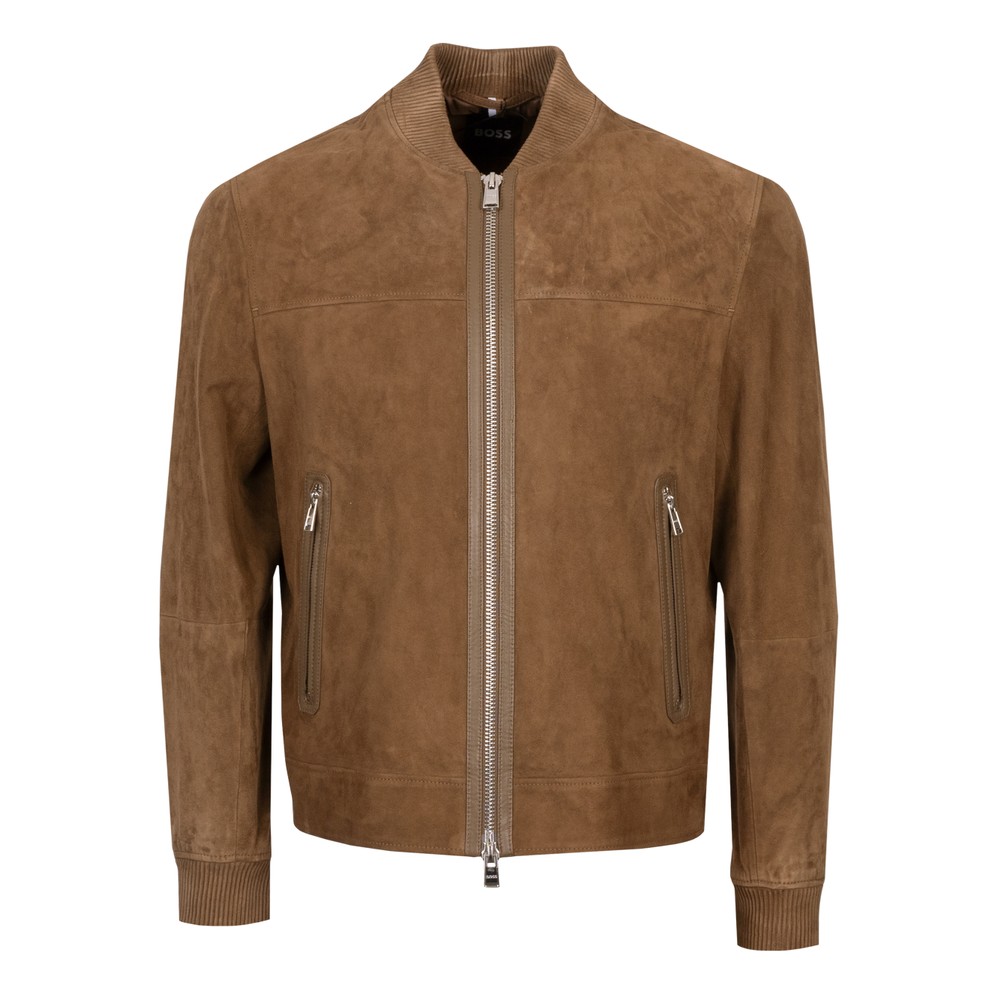 BOSS Formal Malbano3 Suede Bomber