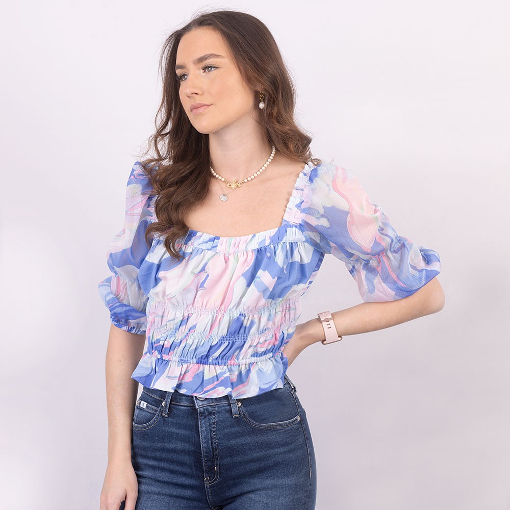 French Connection Dalla Verona Hallie Puff Top