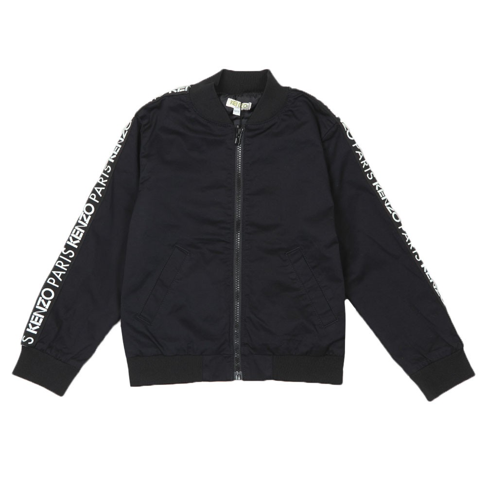 Kenzo Kids Tape Logo Cotton Jacket