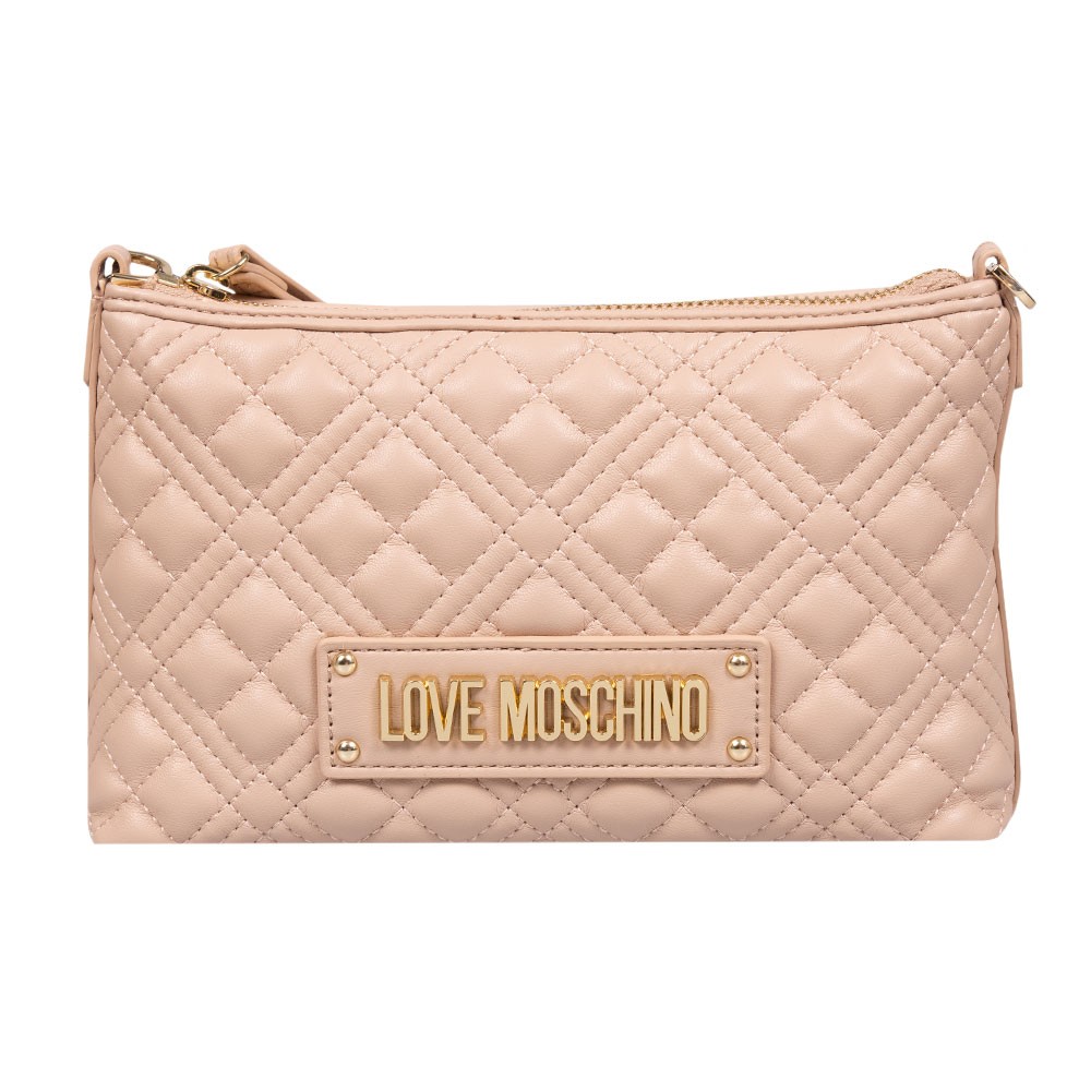 Love Moschino Cross Quilted Small Handle Bag