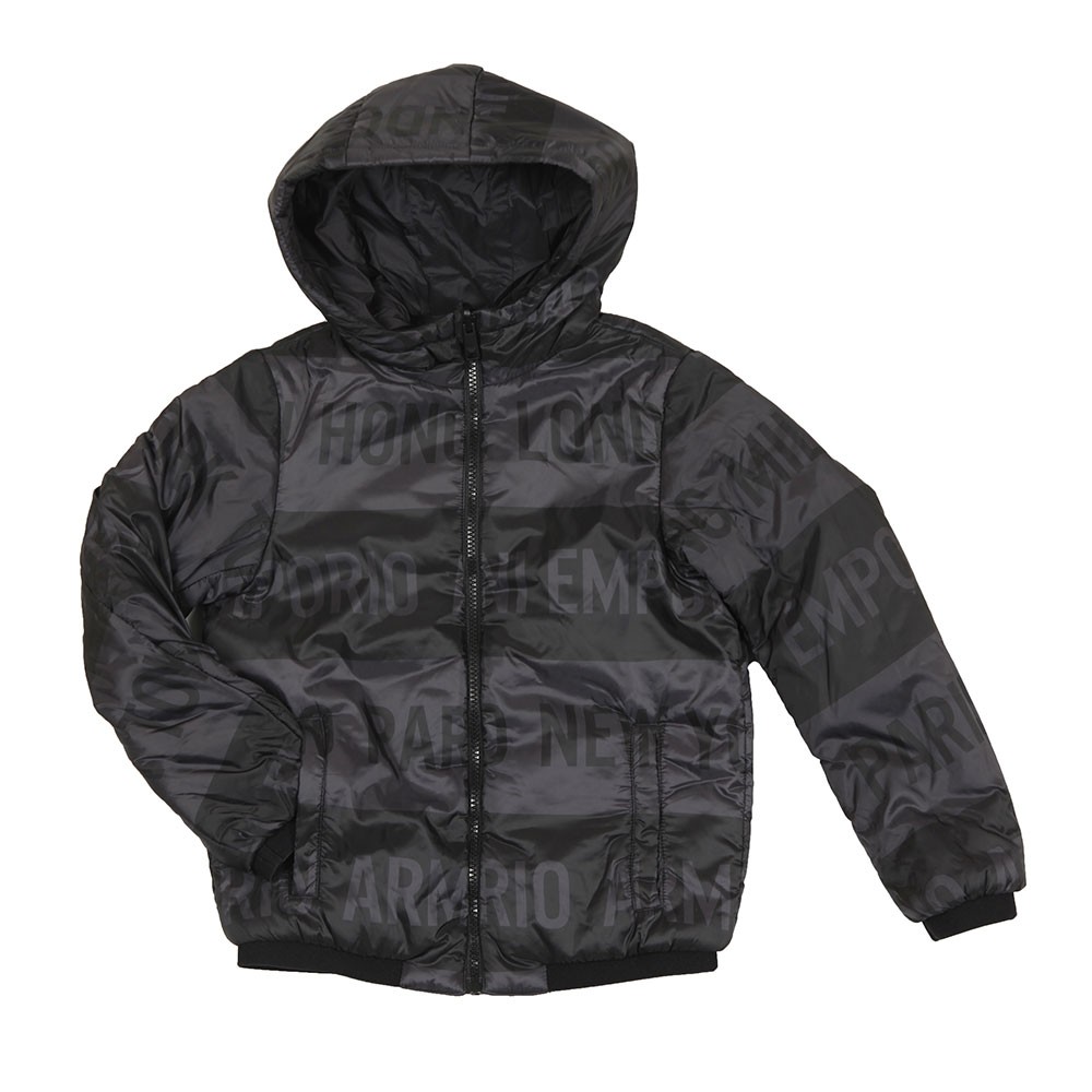 Emporio Armani Boys Hooded Bomber Jacket