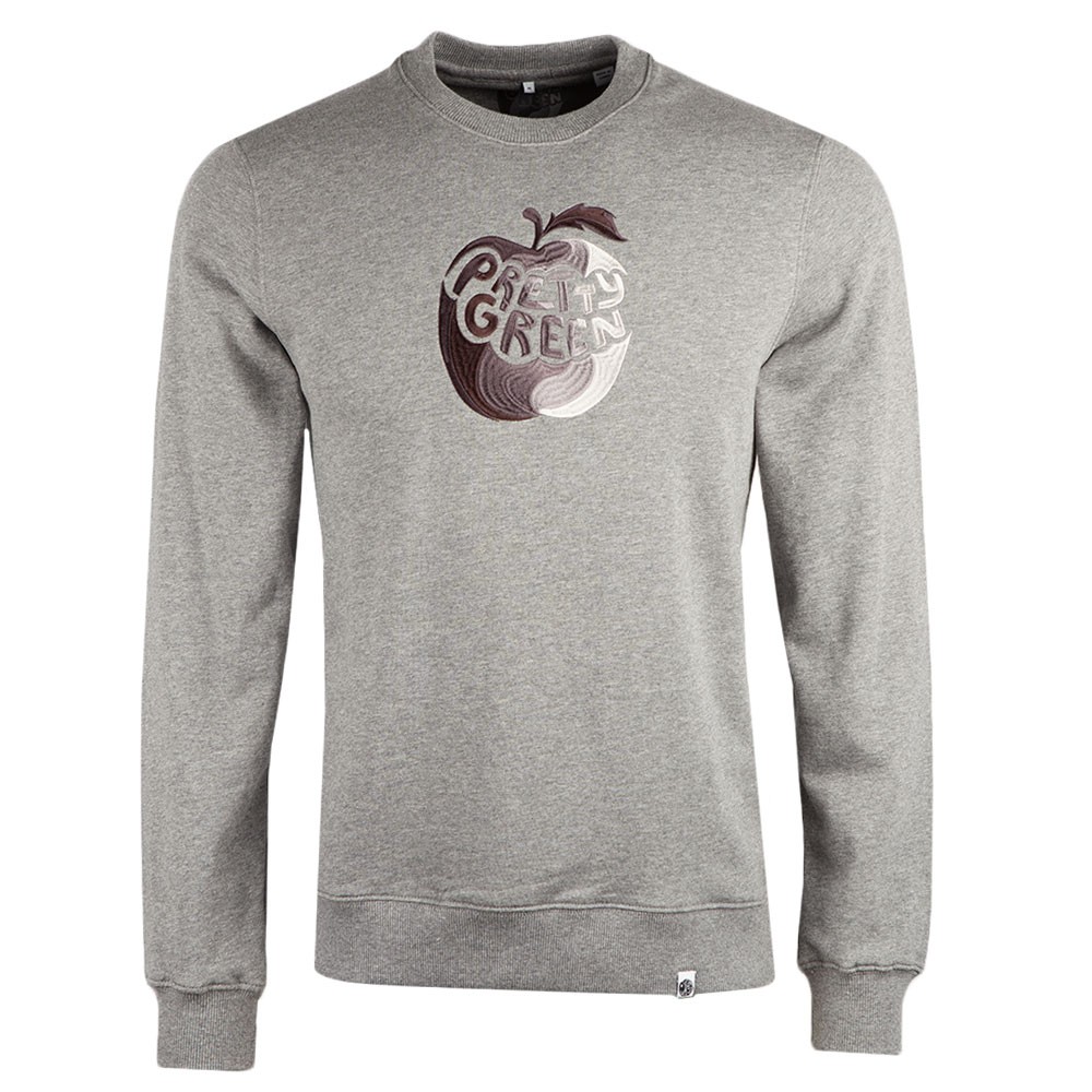 Pretty Green Bitten Apple Crew Sweatshirt