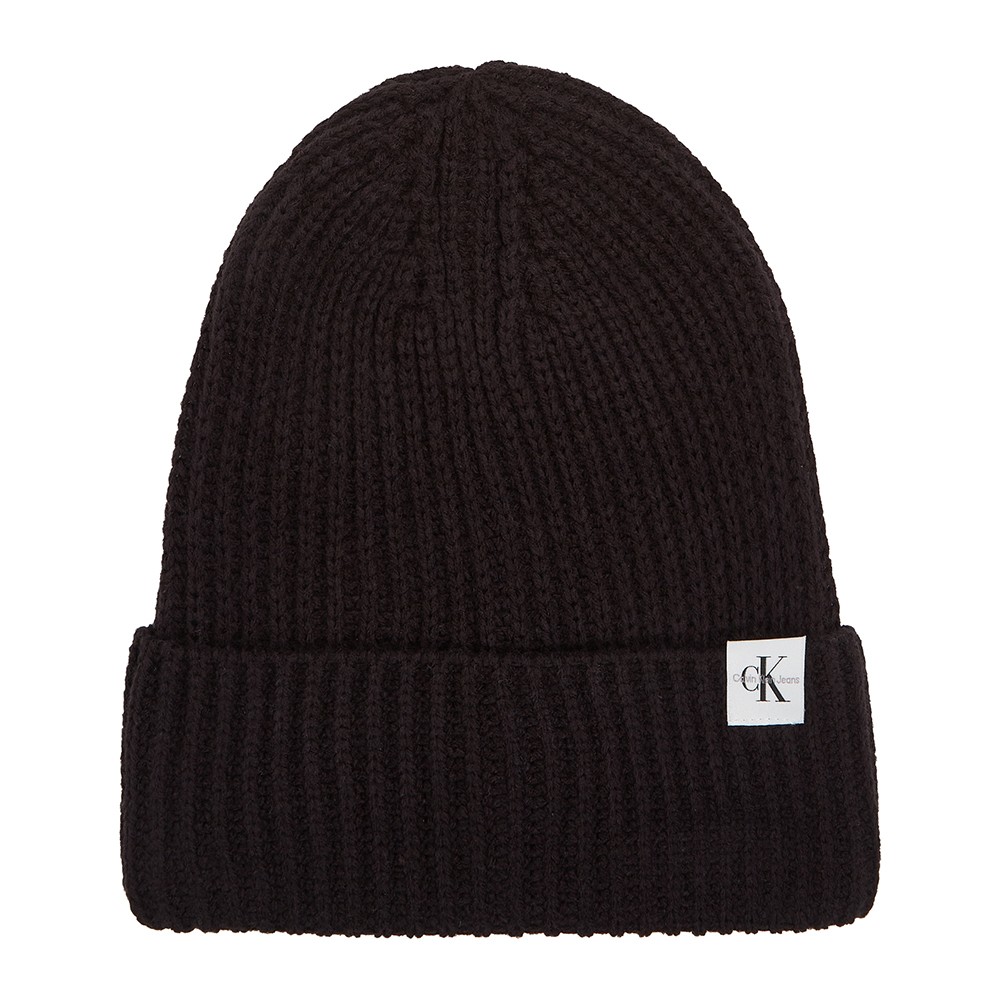 Calvin Klein Monogram Rib Beanie