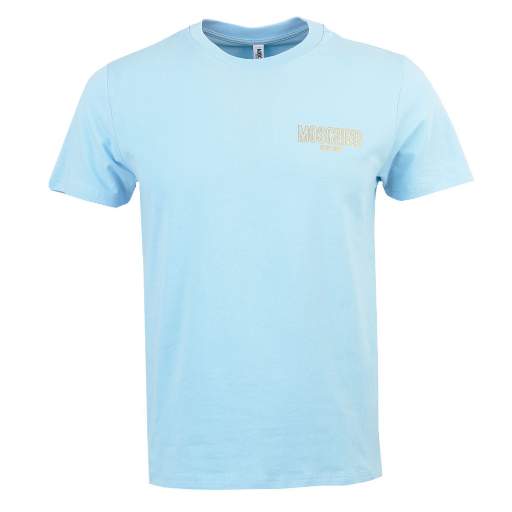 Moschino Crystal Lettering Logo T Shirt