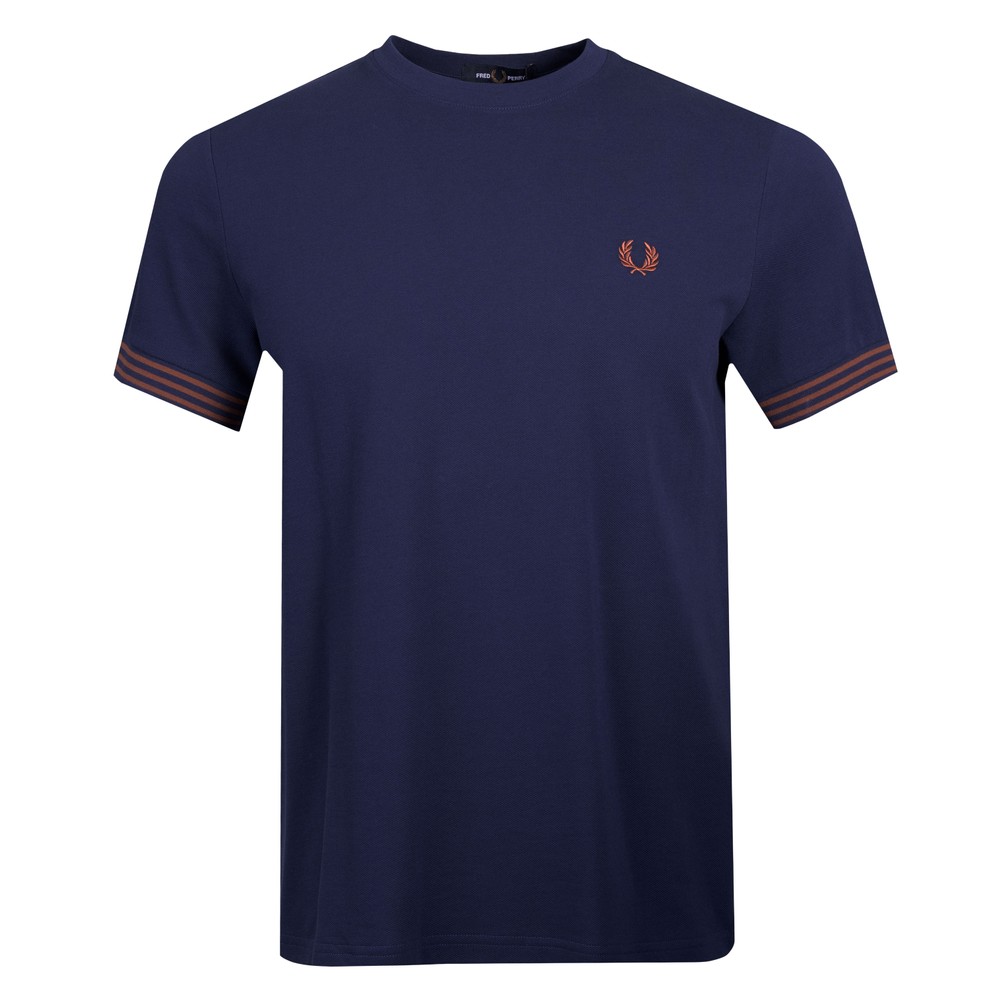 Fred Perry Striped Cuff T-Shirt