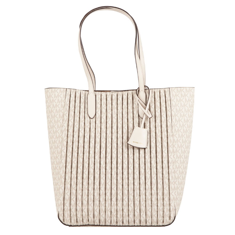 Michael Kors Sinclair Large Pleated Logo Tote Bag