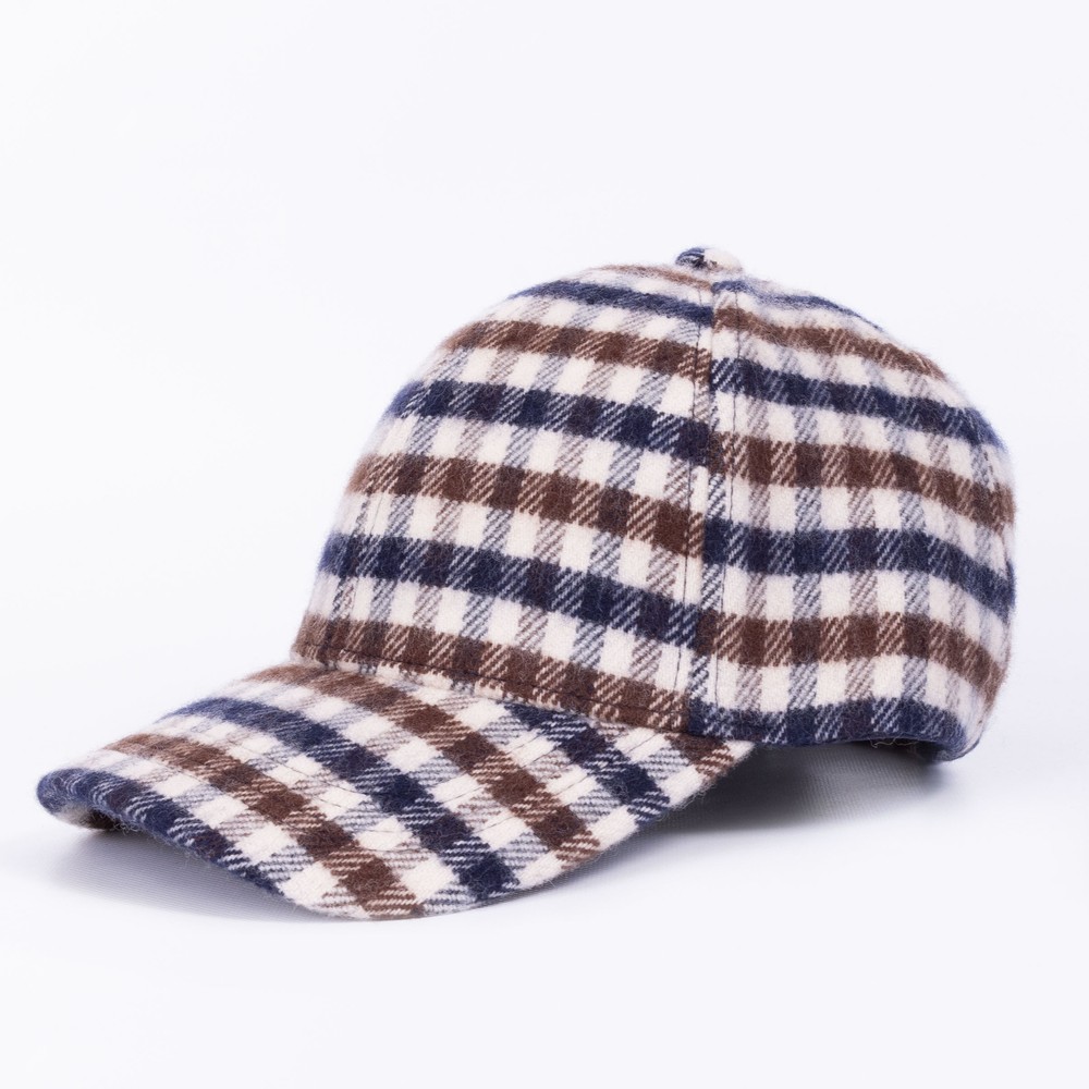 Aquascutum Check Baseball Cap