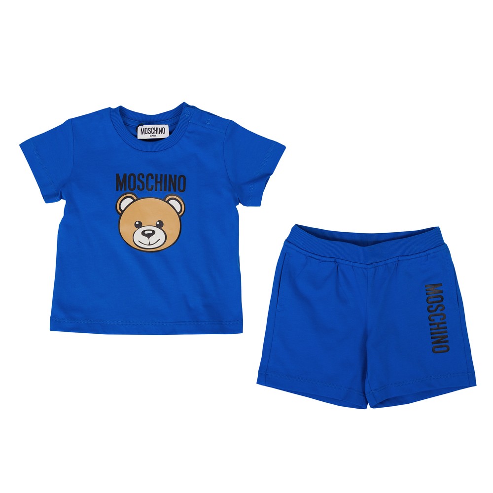 Moschino Baby Bear Logo T Shirt & Short Set