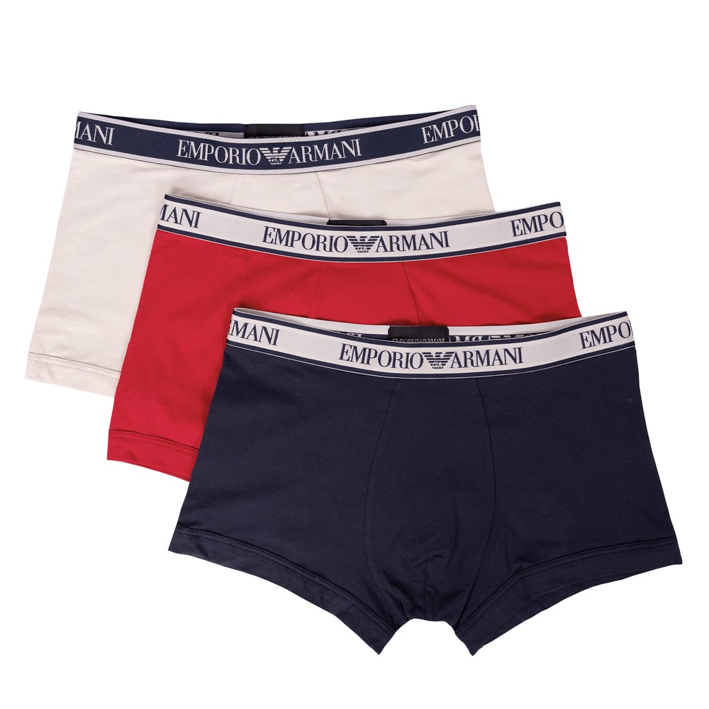 Emporio Armani 3 Pack Stretch Cotton Trunk