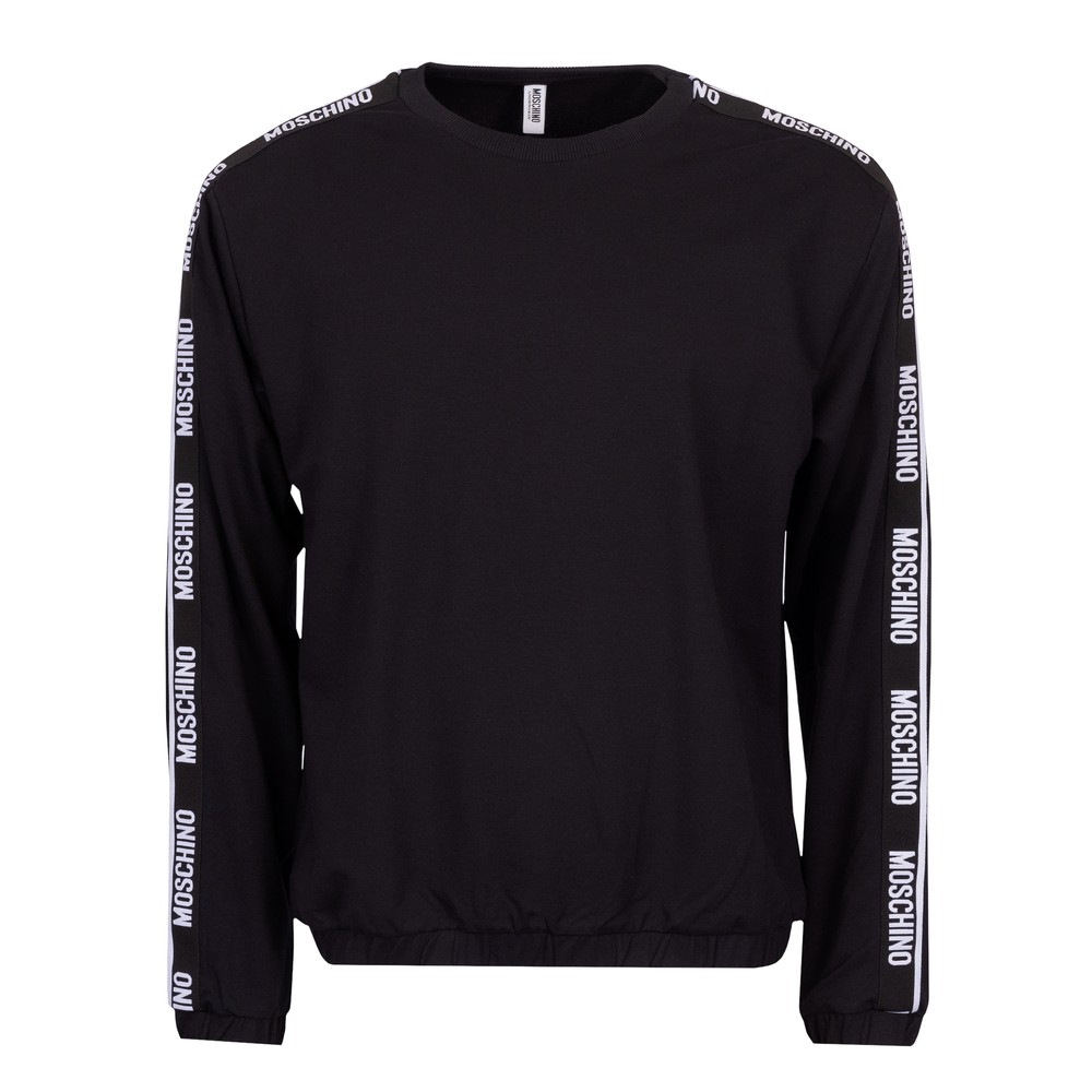 Moschino Tape Sleeve Crew Sweatshirt