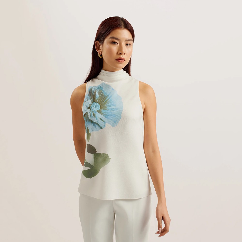 Ted Baker Setsuko Cowl Neck Sleeveless Top