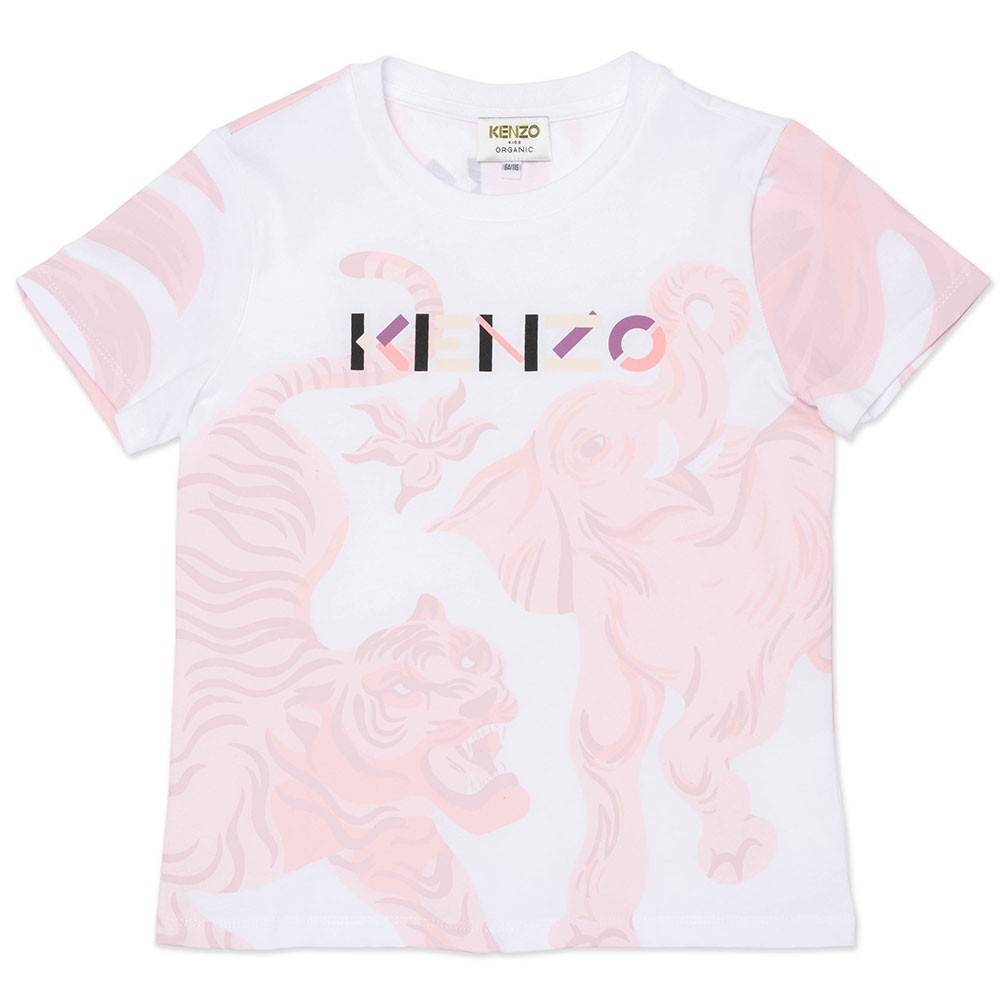 Kenzo Kids Elephant & Tiger T Shirt