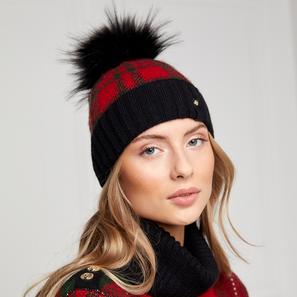 Holland Cooper Knitted Bobble Hat