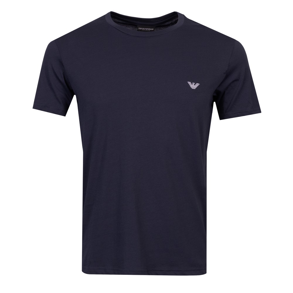 Emporio Armani Embroidered Eagle Stretch T Shirt