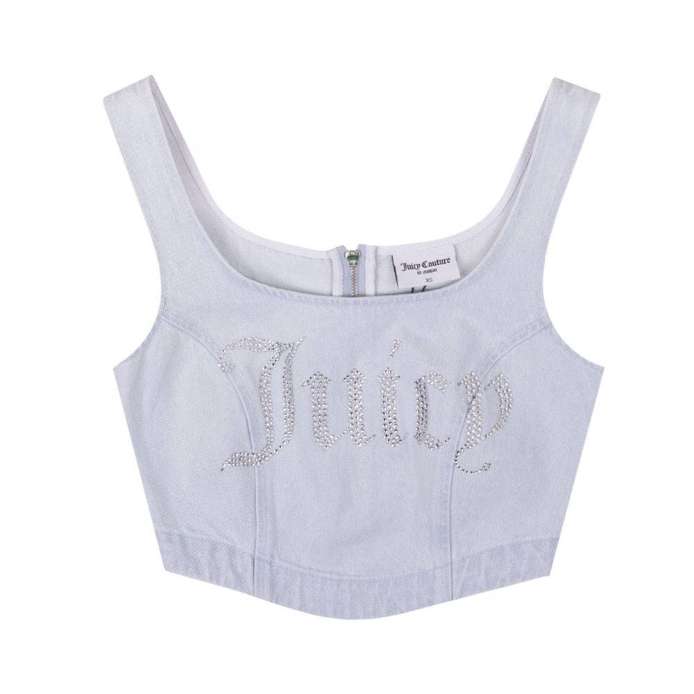 Juicy Couture Scout Denim Corset Top