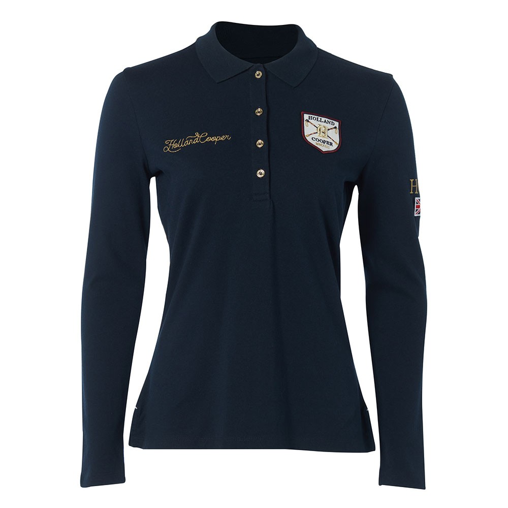 Holland Cooper Classic Long Sleeve Polo Shirt