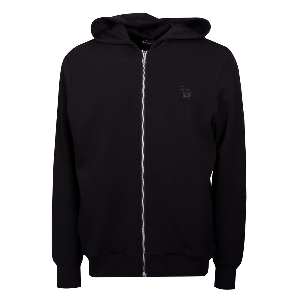 Ps Paul Smith Zebra Stripe Zip Hoodie