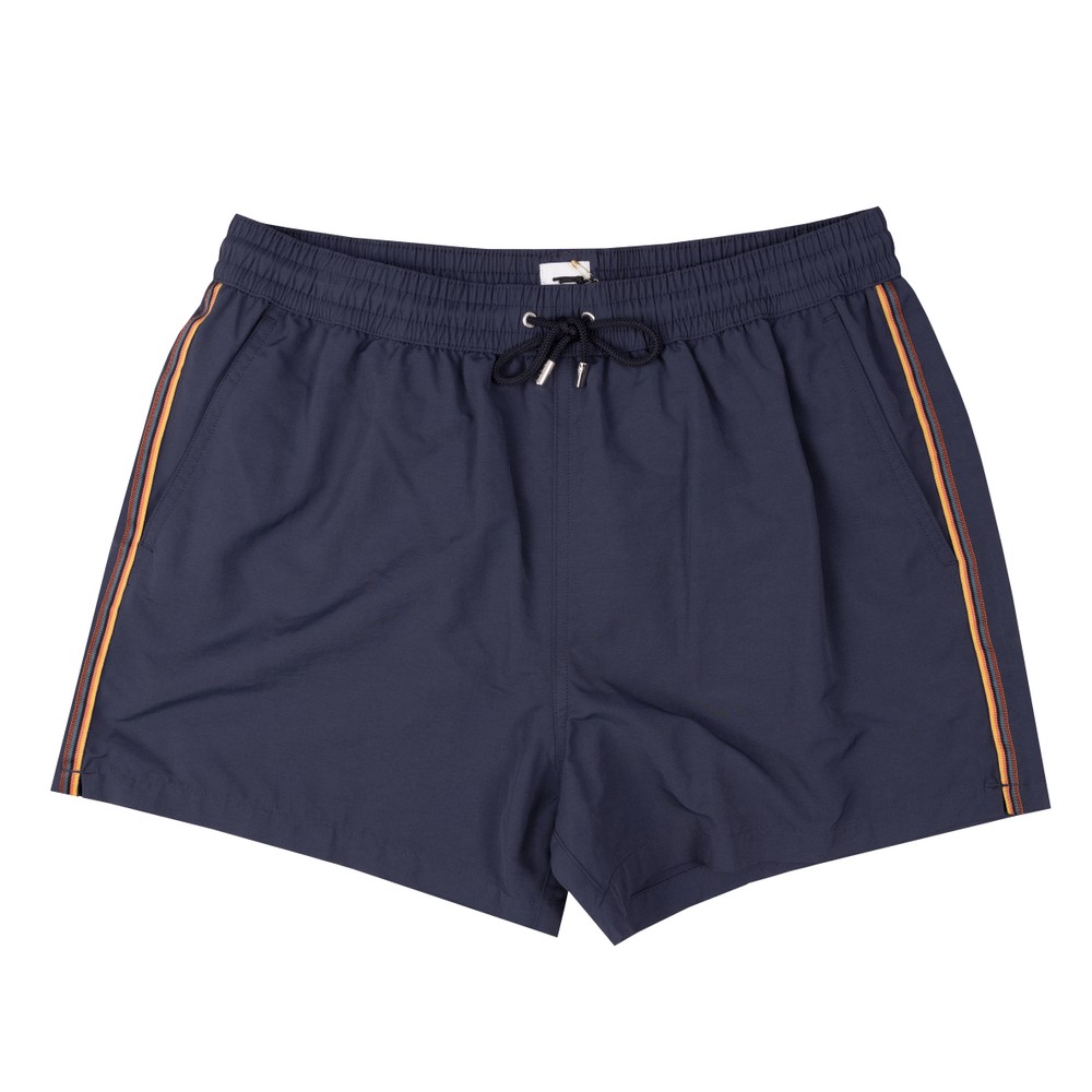 Paul Smith Plain + Stripe Swim Short