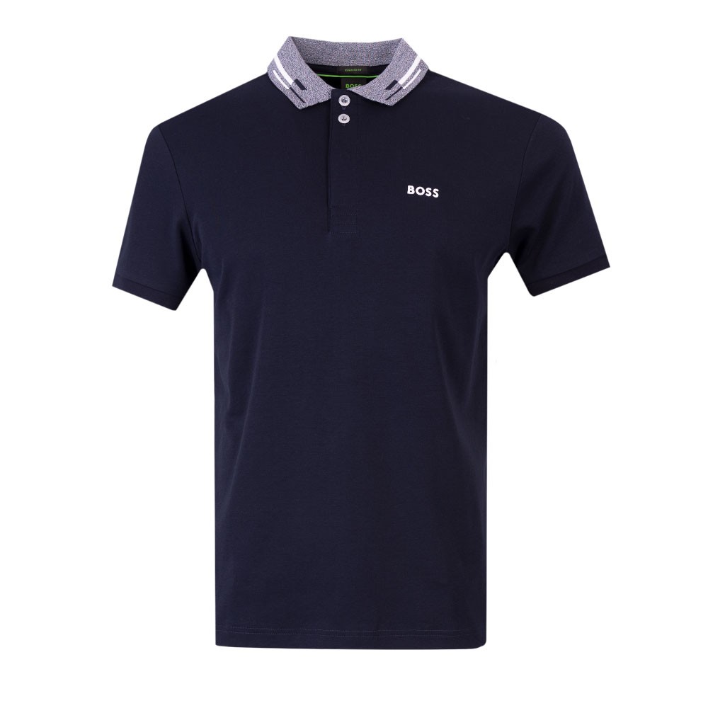 BOSS Athleisure Paddy Marl Collar Polo Shirt