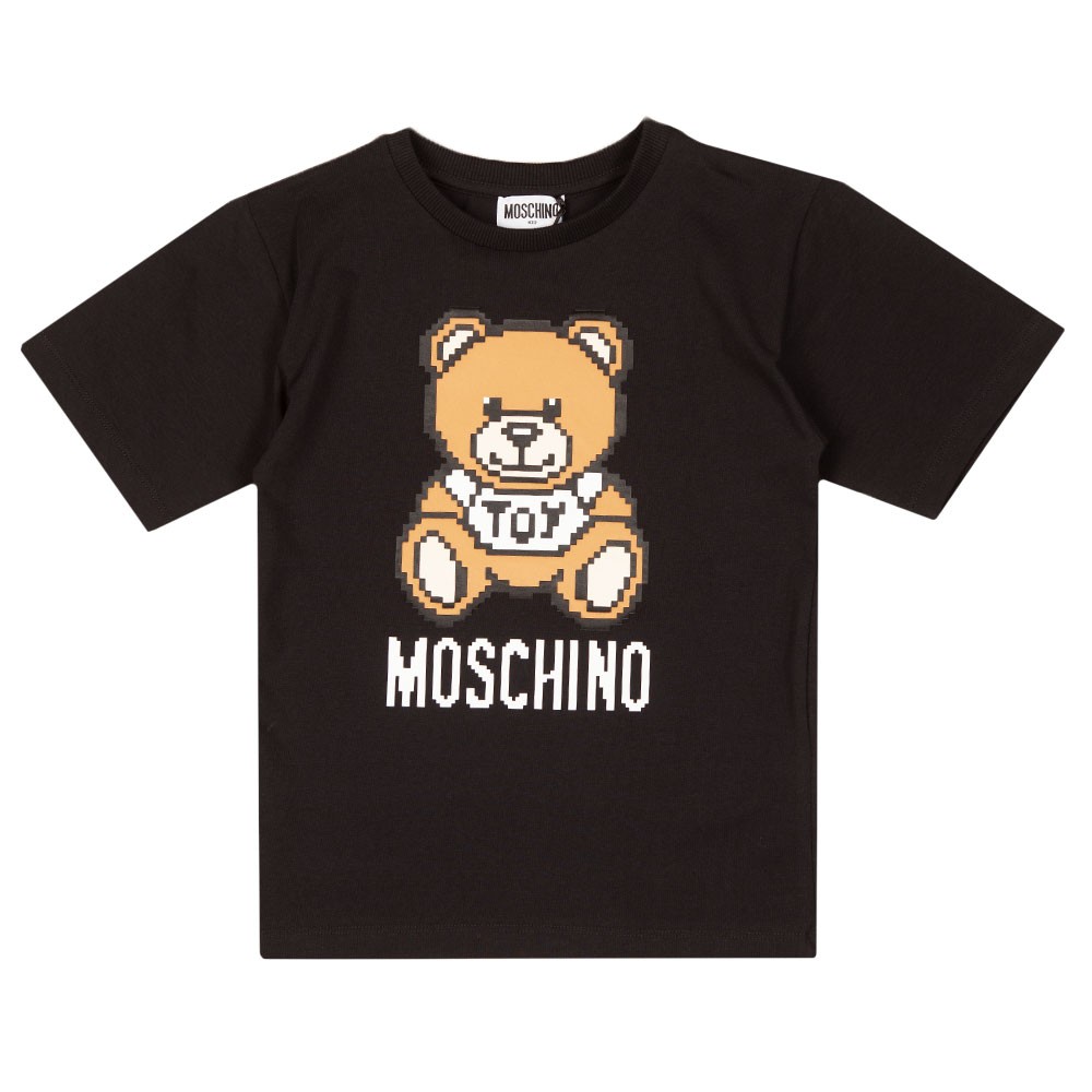 Moschino Large Pixel Bear T Shirt