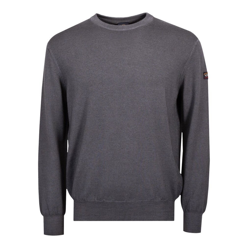 Paul & Shark Garment Dyed Extrafine Merino Crew neck Jumper