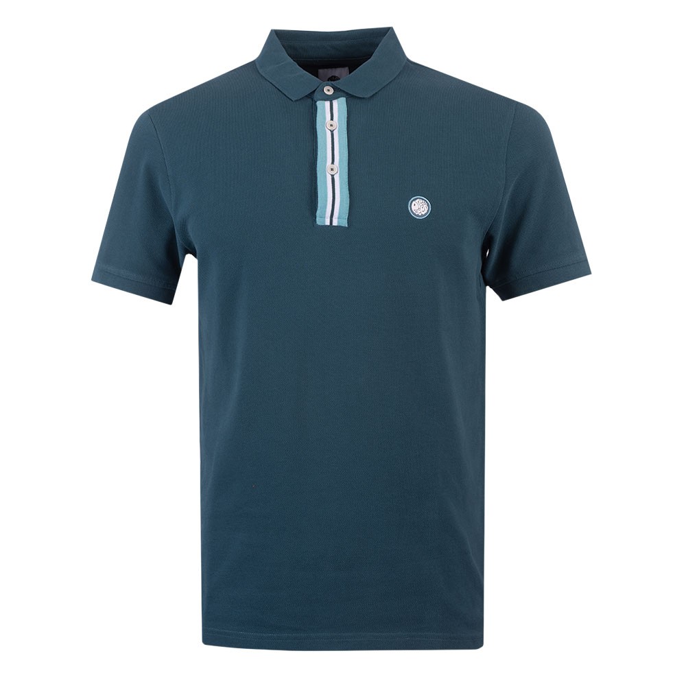 Pretty Green Ribera Placket Stripe Polo