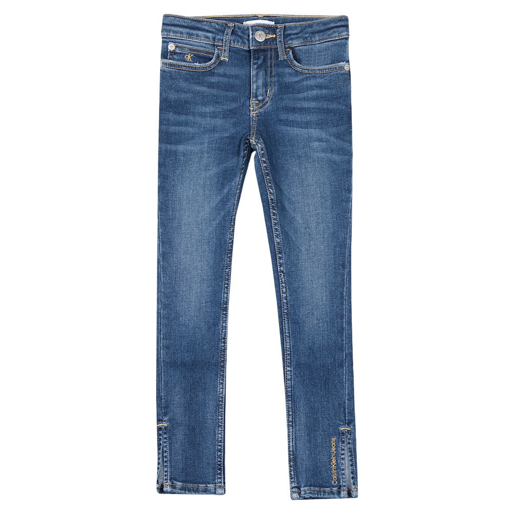 Calvin Klein Jeans High Rise Skinny Split Ankle Jean