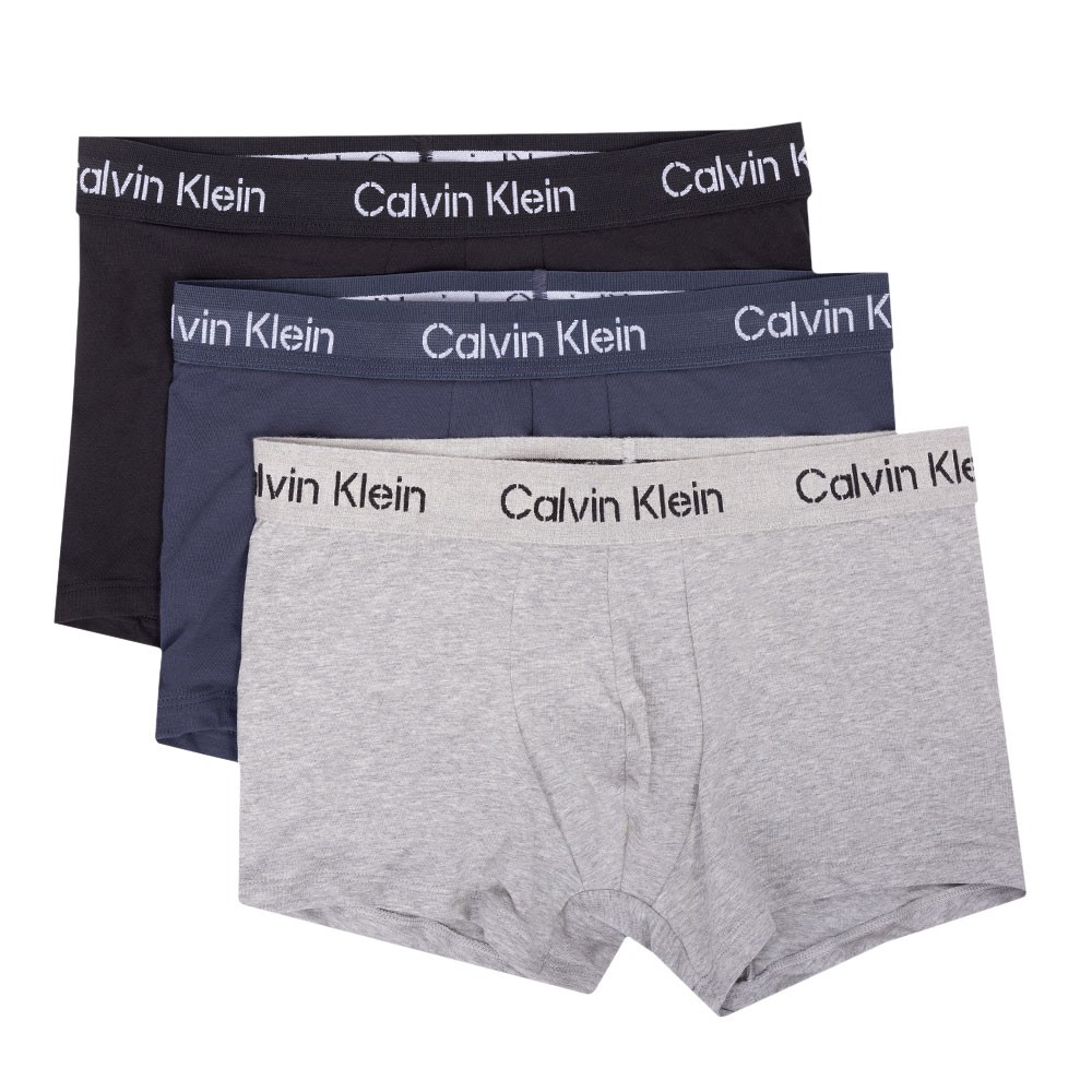 Calvin Klein 3 Pack Stencil Logo Trunks