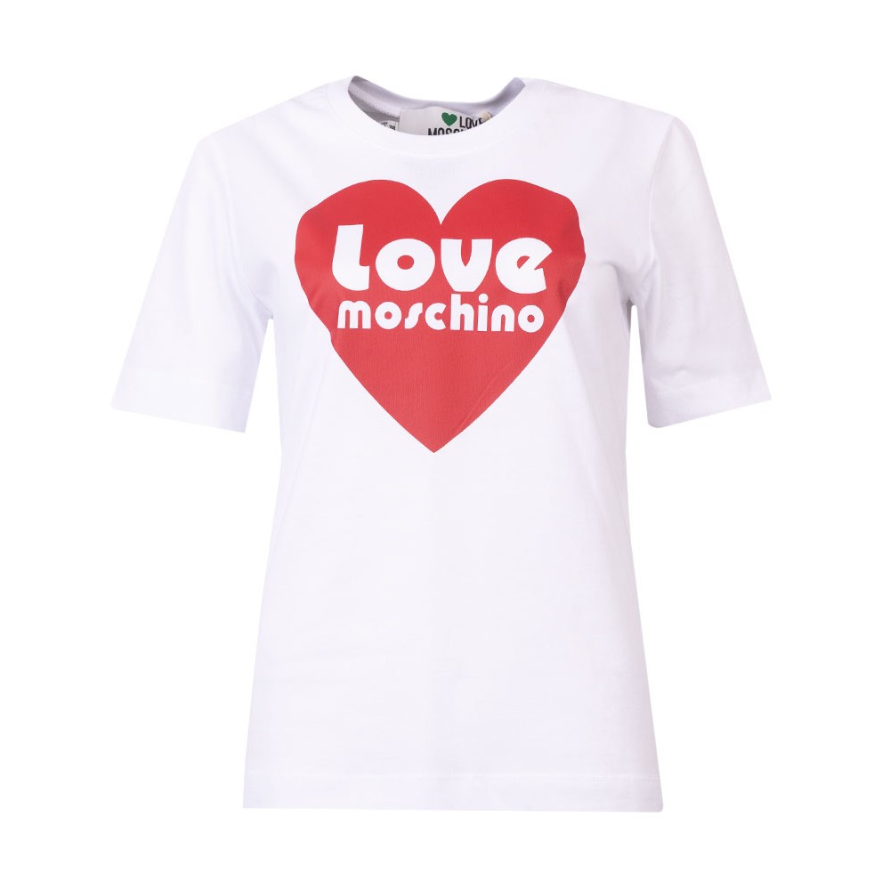 Love Moschino Bold Large Heart T Shirt