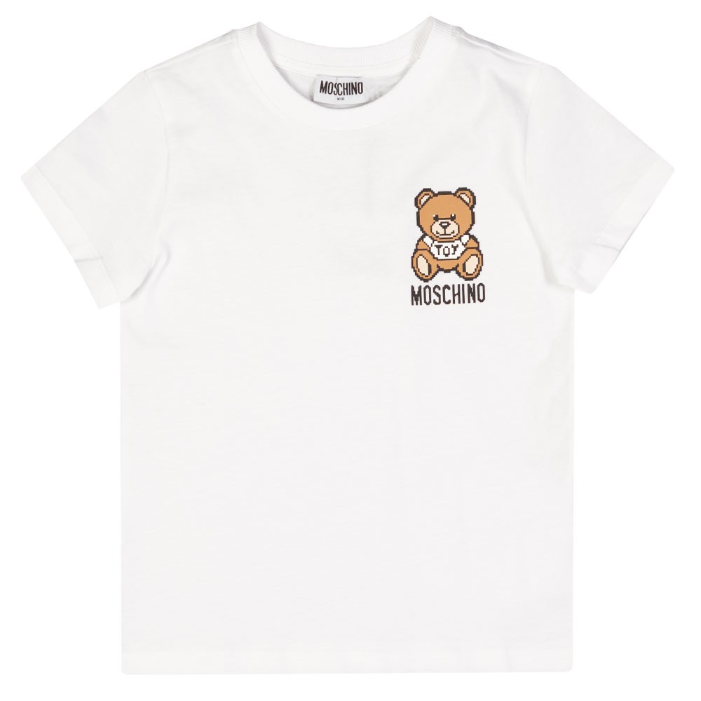 Moschino Small Pixel Bear T Shirt