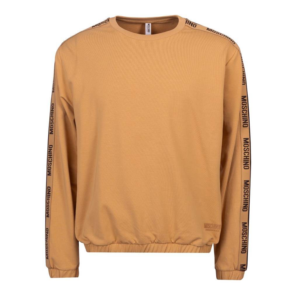 Moschino Tape Sleeve Crew Sweatshirt