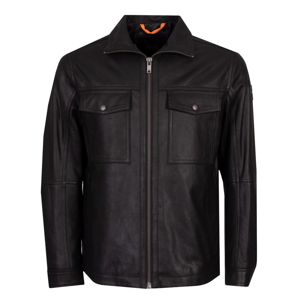 BOSS Casual Jonova1 Leather Jacket