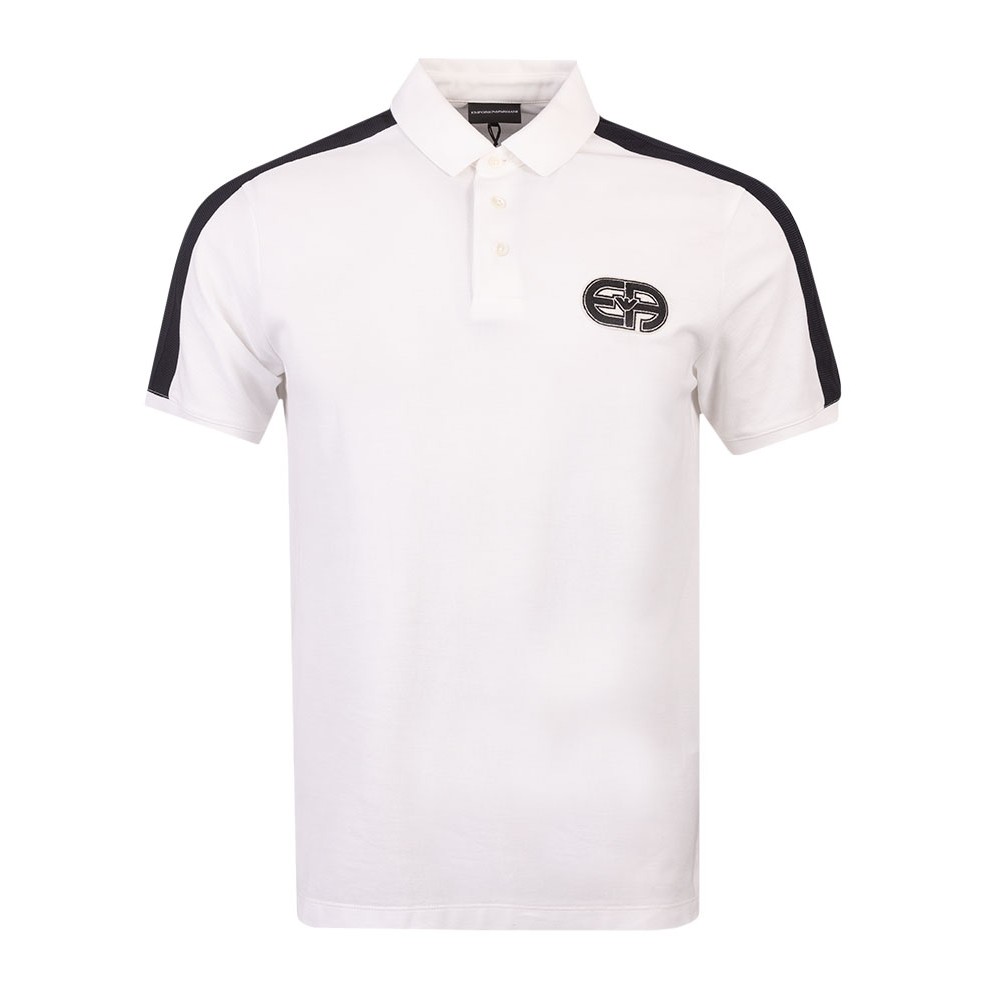 Emporio Armani Embroidered EA Logo Polo Shirt