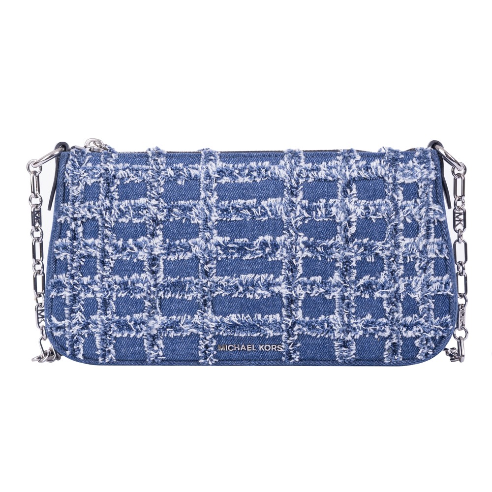 Michael Kors Denim Chain Pouchette