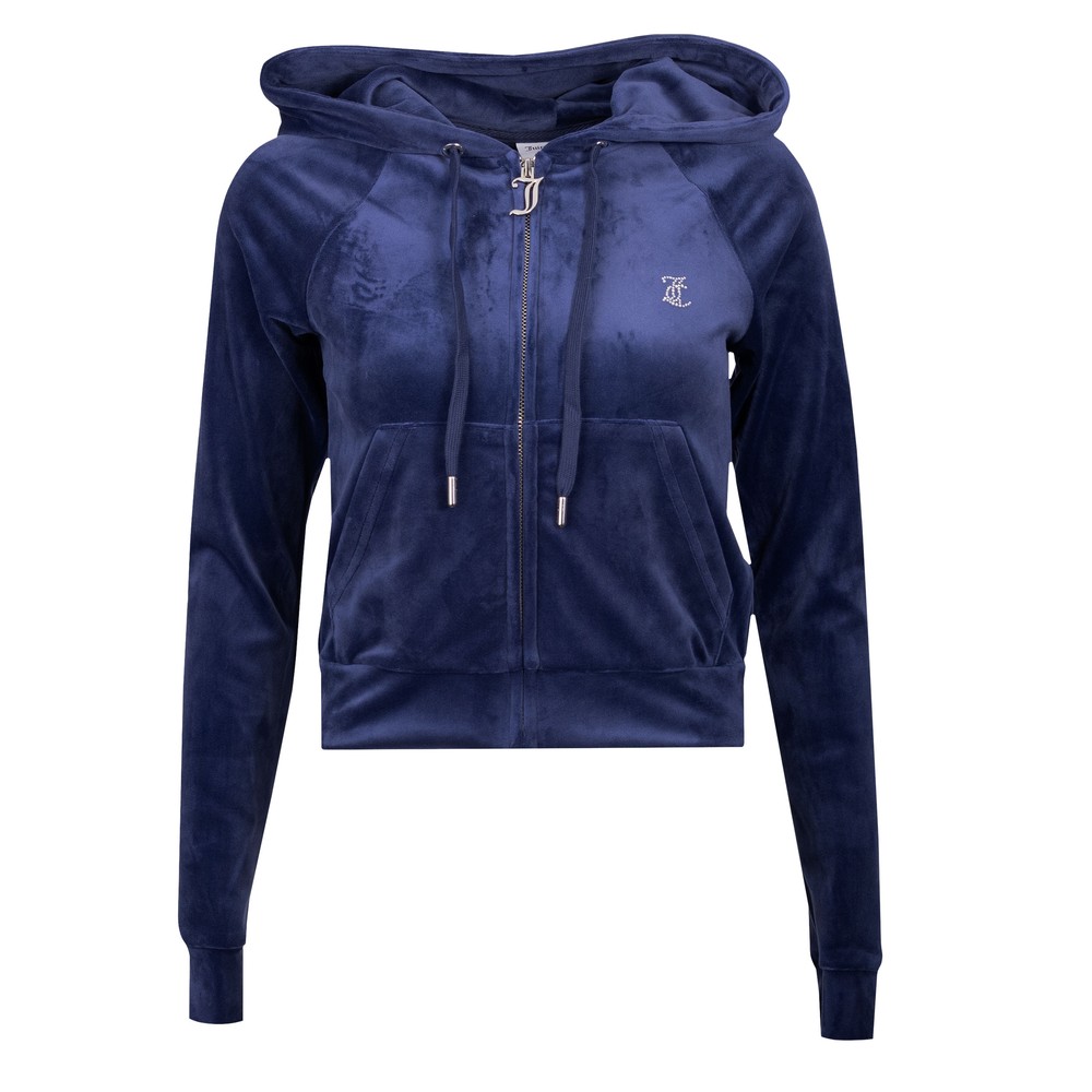 Juicy Couture Madison Velour Zip Hoody