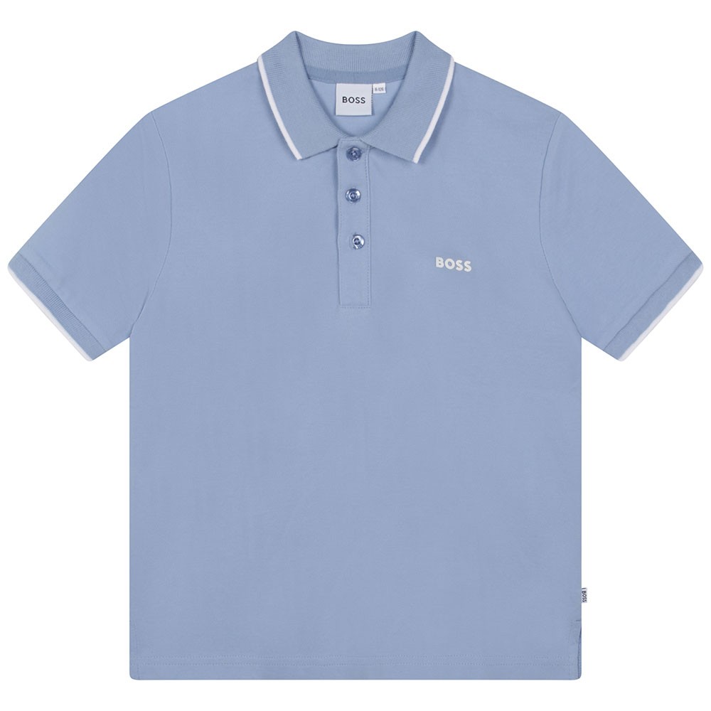 BOSS J25O25 Tipped Polo Shirt