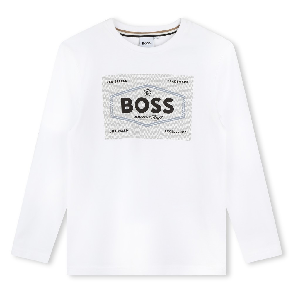 BOSS J51221 Square Logo T-Shirt