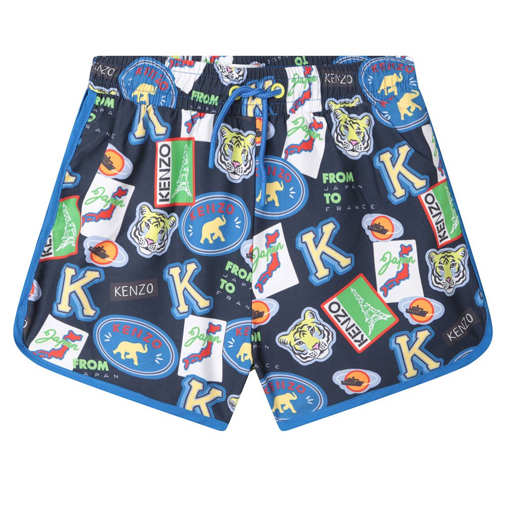 Kenzo Kids Travel Logo Swim Short